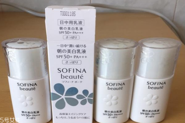 苏菲娜防晒霜好用吗,苏菲娜防晒成分