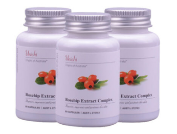 澳洲unichi玫瑰果精华胶囊,澳大利亚玫瑰果胶囊