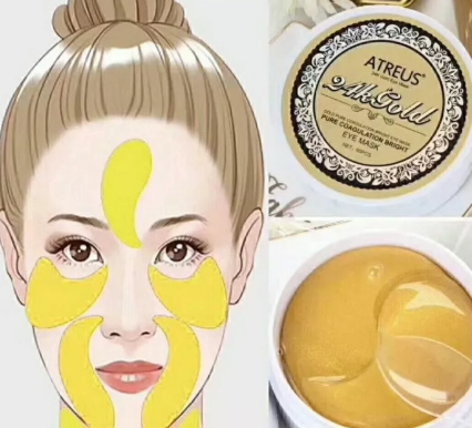 黄金眼膜怎么使用,韩国黄金眼膜使用方法图片说明