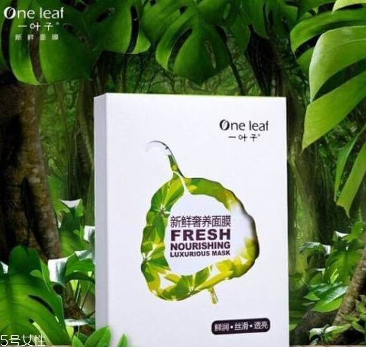 一叶子面膜一周用几次,一叶子面膜多久用一片