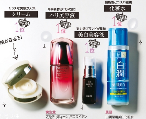 日本护肤品排行榜前十名,日本护肤品十大排名