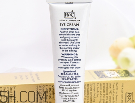 roc眼霜怎么样,roc眼霜真假对比