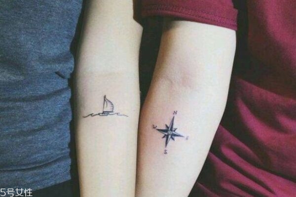 情侣纹身小图案 手腕,情侣纹身图案 手臂