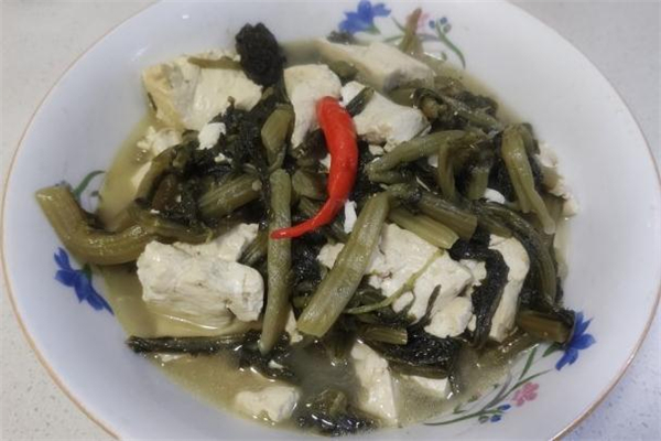 雪里红炖大豆腐怎么做,豆腐炖雪里红怎么炖窍门窍门