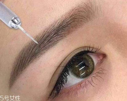 绣眉毛和纹眉毛有什么区别,纹眉和绣眉的区别照片