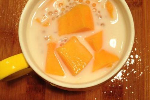 木瓜西米露的功效,西米木瓜牛奶功效作用