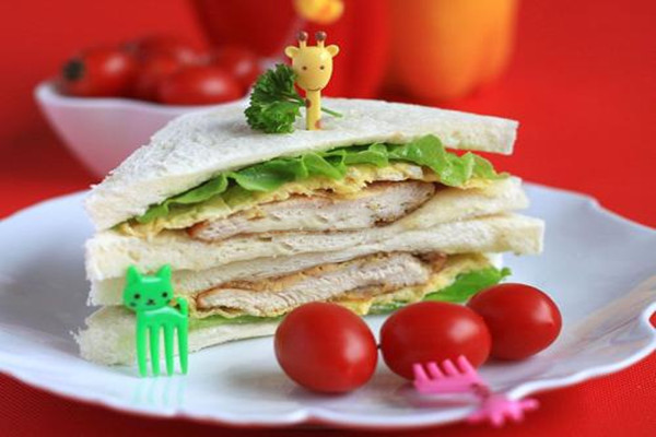鸡胸肉三明治的做法,鸡胸肉三明治的做法家常做法大全