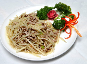 冬笋里脊丝的做法,冬笋里脊丝的做法详细步骤