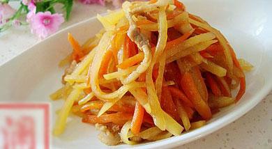 胡萝卜丝凉菜怎么做,胡萝卜怎么炒好吃又简单的做法