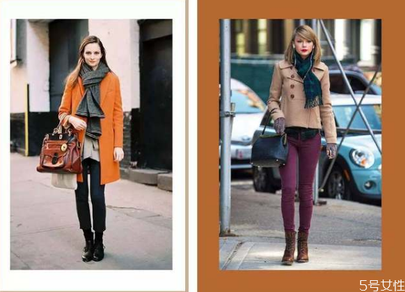 围巾的时尚围法,秋冬季节围巾的围法