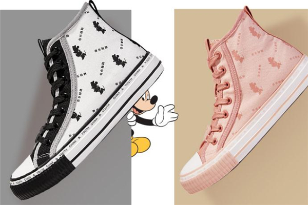 森马迪士尼联名款,热风迪士尼联名帆布鞋