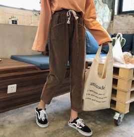 夏天穿灯芯绒裤子会热吗,灯芯绒裤子冬天穿冷吗