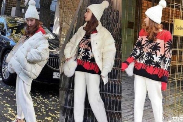 奶奶裤怎么搭配,奶奶裤搭配图片大全