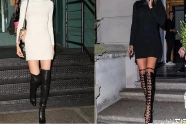 矮个子适合穿过膝靴吗?,个子矮的人适合穿过膝靴吗