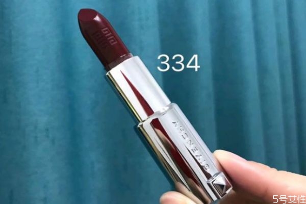 纪梵希334号口红试色,纪梵希333号口红试色