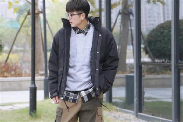 夹克外套内搭,假两件穿搭