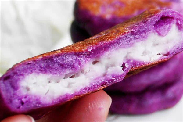 煎紫薯饼的做法,紫薯煎饼的做法大全窍门
