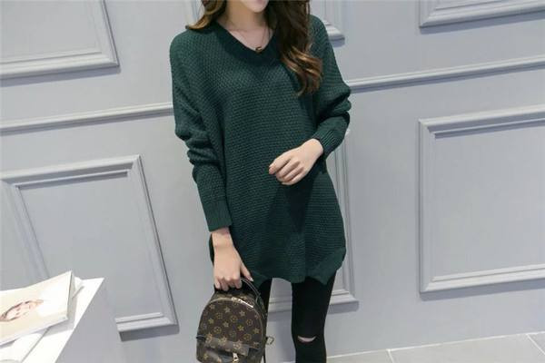 胖女生穿什么款式毛衣好看,适合胖女孩的毛衣款式
