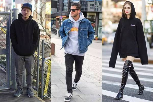 男士卫衣搭配什么外套好看,男士卫衣外面穿什么外套好看