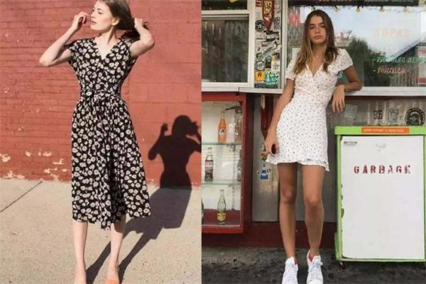 茶歇裙怎么系带,茶歇裙图片