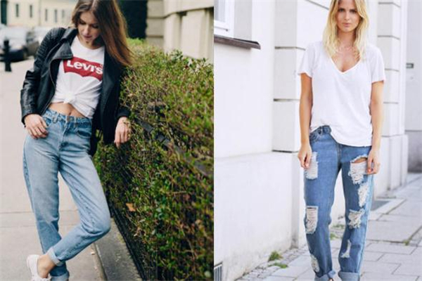 白色短袖搭配牛仔裤,白色短袖搭配牛仔裤好看吗