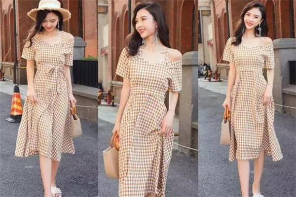 露肩连衣裙适合什么样的女生,露肩连衣裙怎么穿