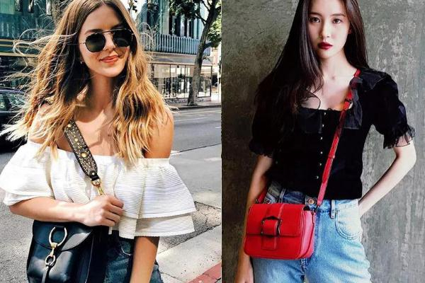 荷叶边上衣配什么下装,荷叶边上衣搭配效果图