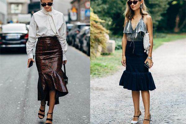 鱼尾包臀裙配什么上衣,鱼尾包臀裙适合什么身材