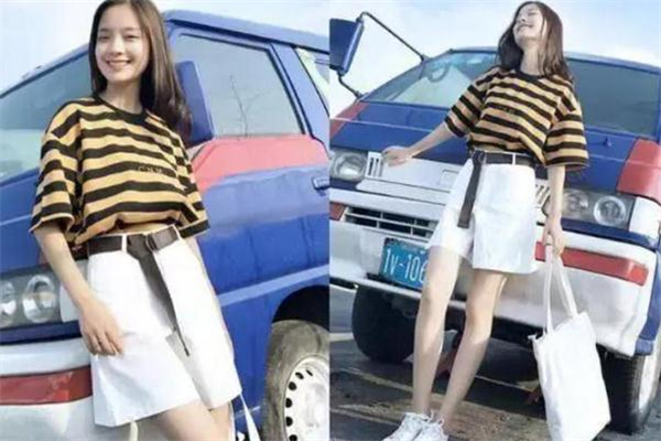 爸爸裤怎么搭配,爸爸短袖T恤