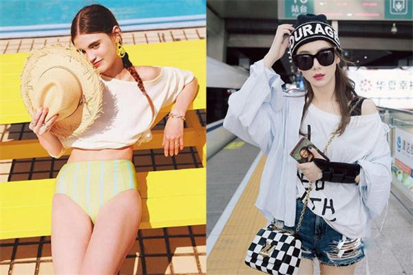 衬衫露肩穿法,外套露肩穿法