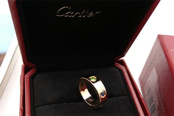 卡地亚彩钻戒指,卡地亚彩金戒指价格