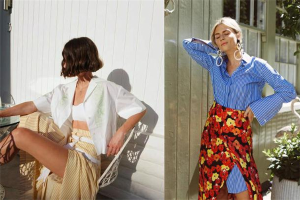 衬衫裙穿搭,衬衫搭配裙子