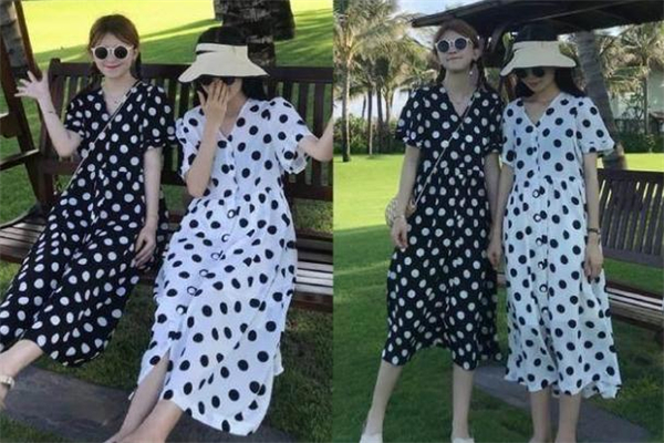 黑白波点连衣裙适合什么人穿,黑白波点连衣裙显老吗