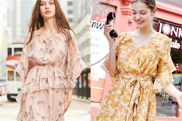 碎花裙穿搭,碎花裙的搭配