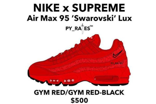 supreme联名施华洛世奇,supreme施华洛世奇真假对比