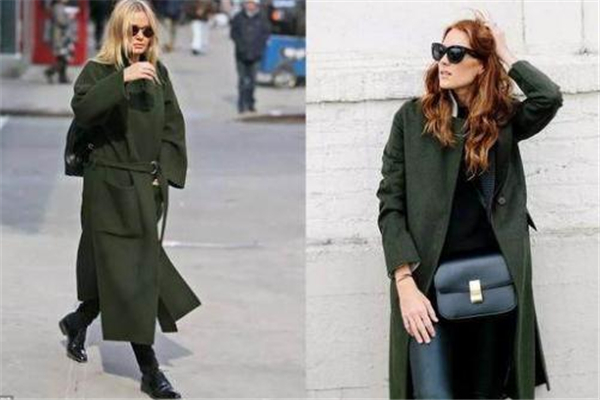 墨绿色大衣搭配技巧,墨绿色大衣怎么搭配