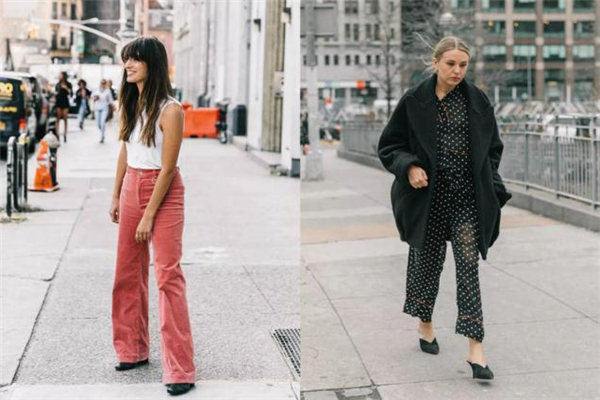尖头鞋配阔腿裤好看吗,尖头鞋配阔腿裤