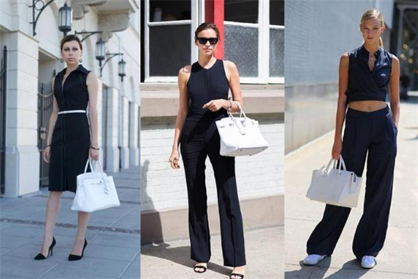 白色包包搭配图片,白色包搭配