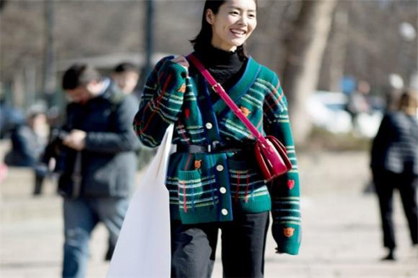 针织开衫明星街拍,针织开衫明星街拍图片