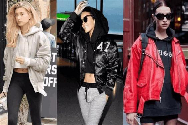 卫衣叠穿t恤,卫衣短袖叠穿