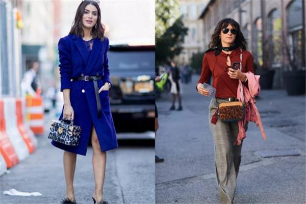 豹纹款包包,豹纹包包的搭配图片