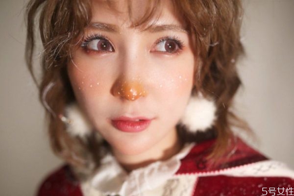 圣诞妆容图片可爱 教程,圣诞节妆容教程