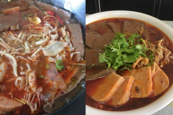 毛血旺可以用猪血吗?,猪血毛血旺的家常做法