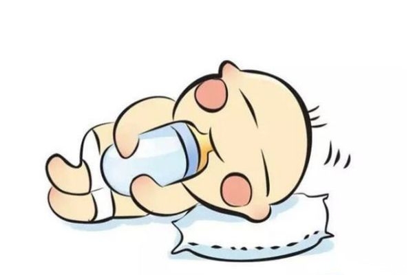 婴儿躺着喝奶粉好吗老是歪的,婴儿躺着喝奶粉好吗