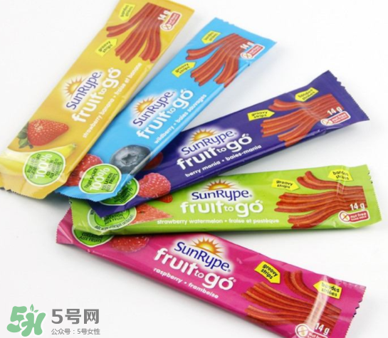 sunrype果丹皮真假对比