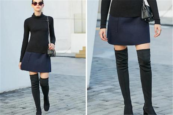 过膝a字裙搭配什么上衣,a字短裙搭配什么鞋子