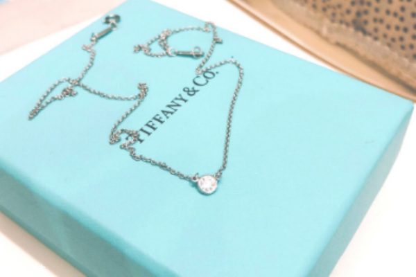 蒂芙尼单钻项链,蒂芙尼锁骨链图片大全