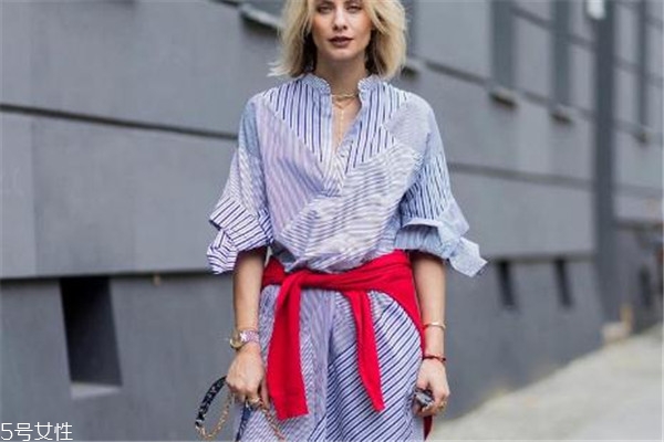 条纹衬衫裙,条纹衬衫裙女式