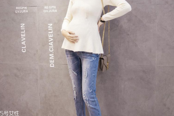 孕妇穿什么牛仔裤好看,孕妇穿牛仔裤好吗