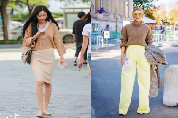 卡其色针织衫怎么搭配,卡其色针织衫配什么颜色裤子好看